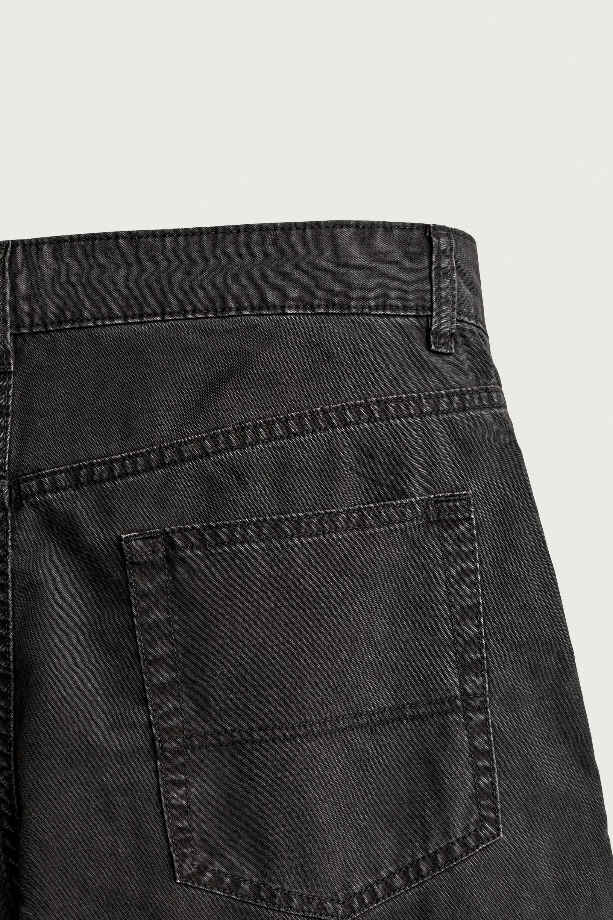 LYOCELL COTTON STRAIGHT FIT TROUSERS